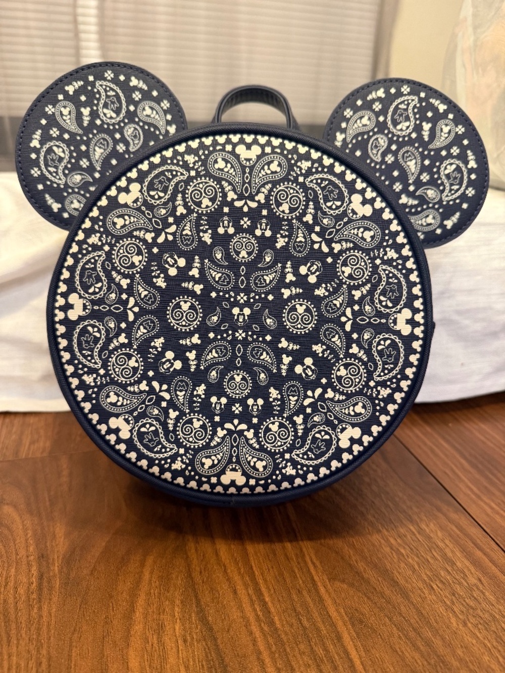 Loungefly Bandana Mickey Ears Backpack NWT